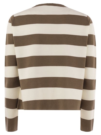 Max Mara Women Viterbo - Wool Sweater With Embroidery by Luosophy
