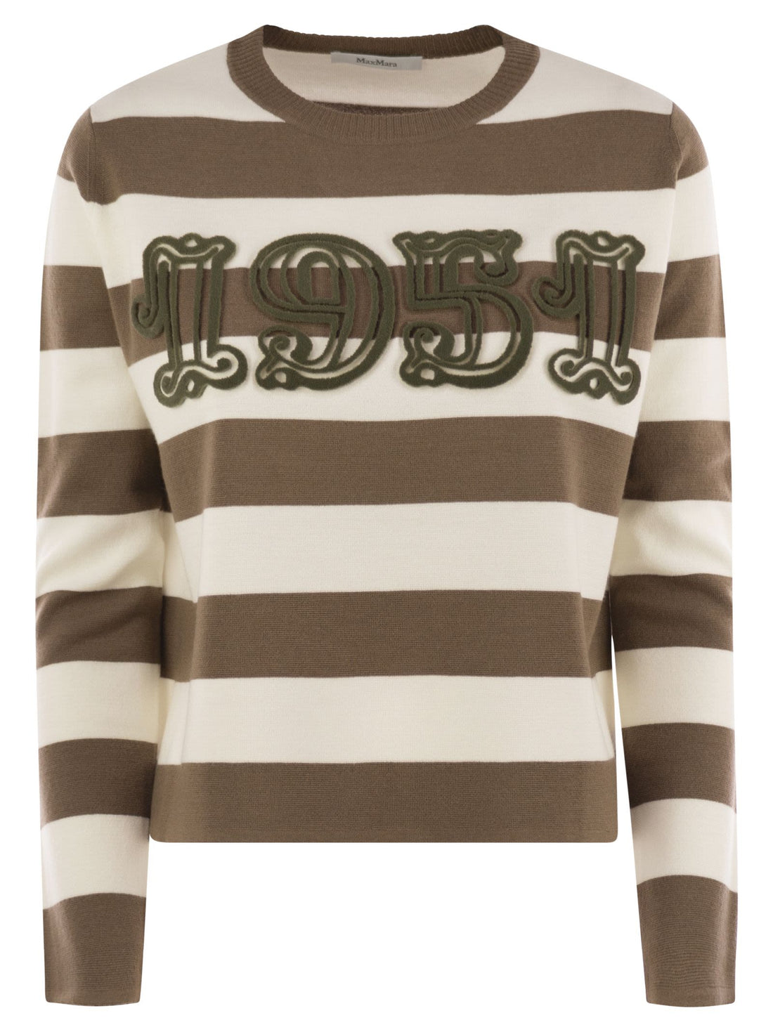Max Mara Women Viterbo - Wool Sweater With Embroidery by Luosophy