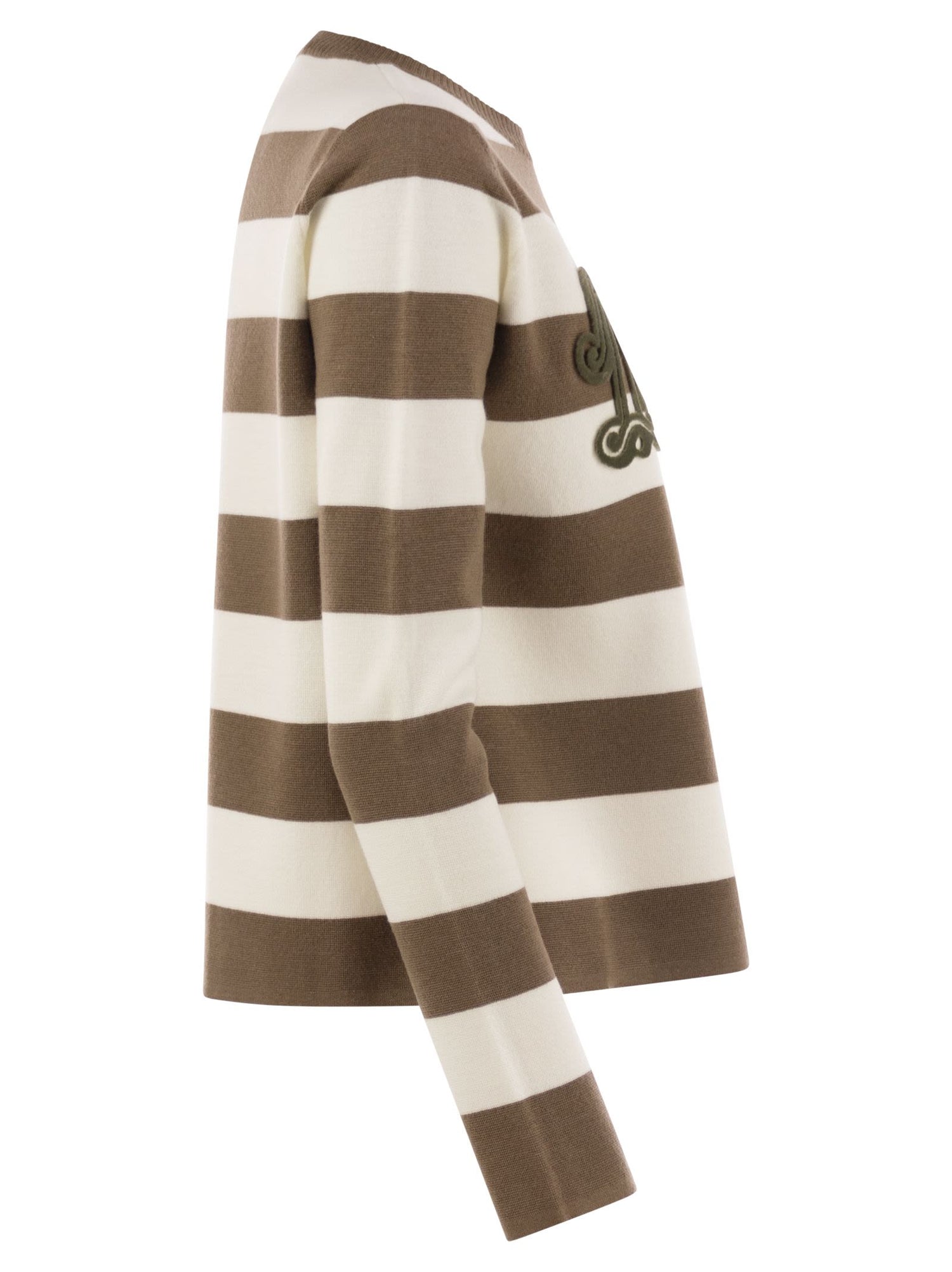 Max Mara Women Viterbo - Wool Sweater With Embroidery by Luosophy