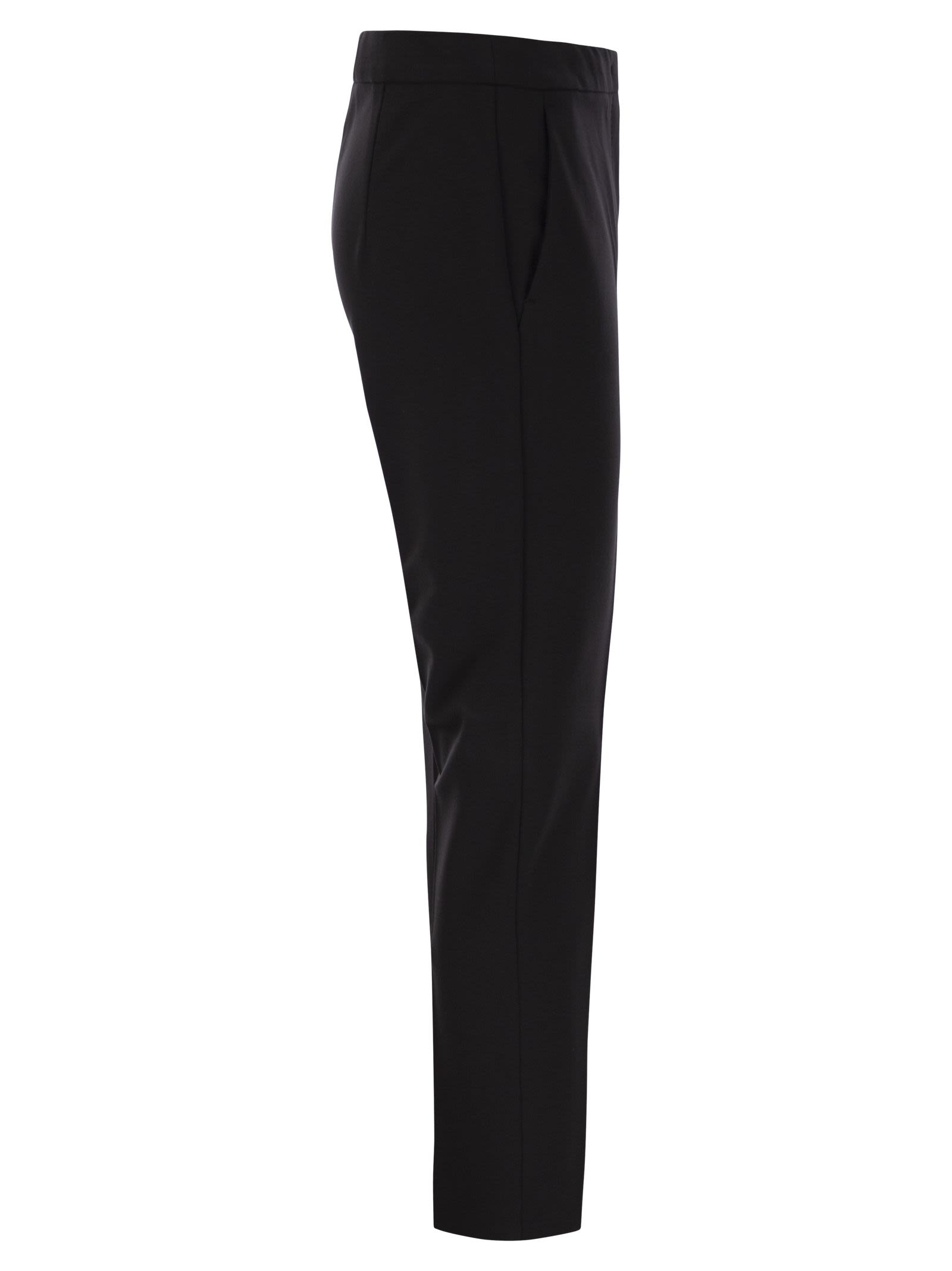 Max Mara Women Pegno - Viscose Jersey Trousers by Luosophy