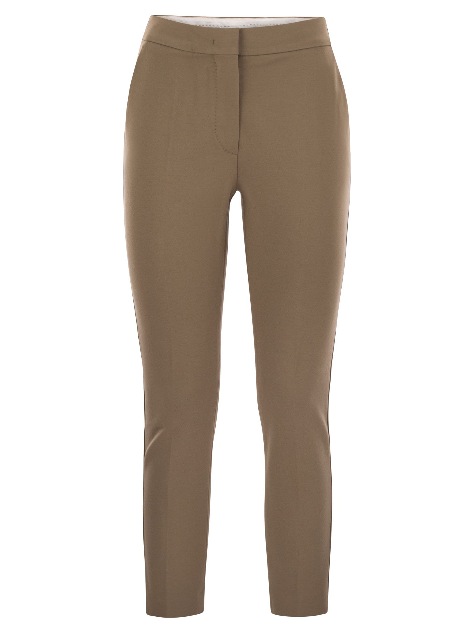 Max Mara Women Pegno - Viscose Jersey Trousers by Luosophy