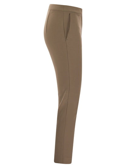 Max Mara Women Pegno - Viscose Jersey Trousers by Luosophy