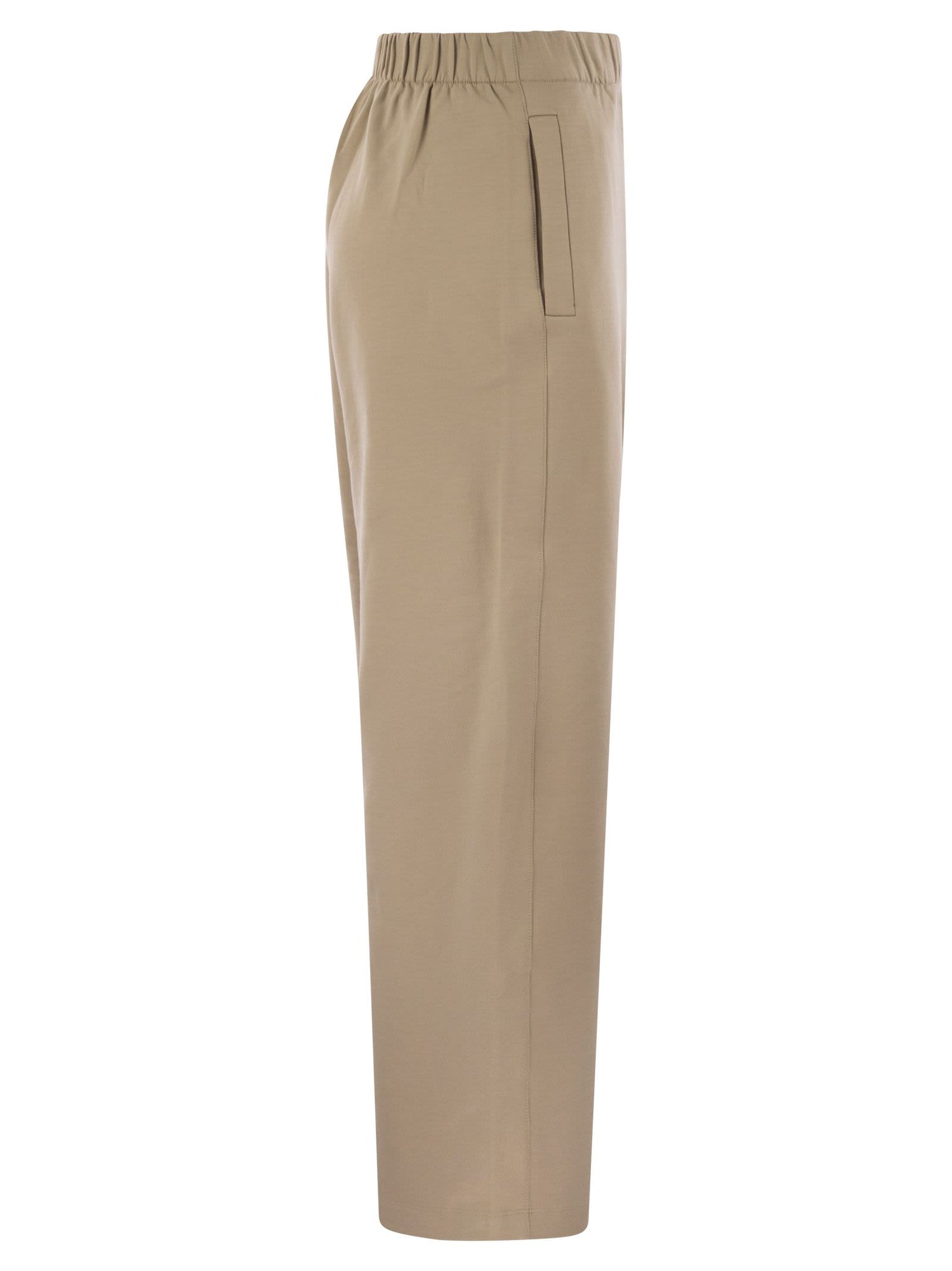 Max Mara Women Filovia - Silk And Cotton Fleece Trousers