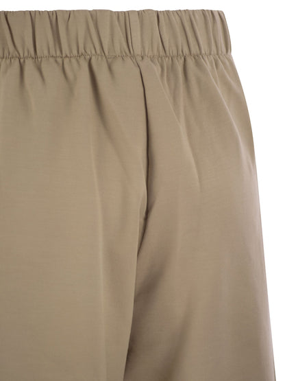Max Mara Women Filovia - Silk And Cotton Fleece Trousers by Luosophy