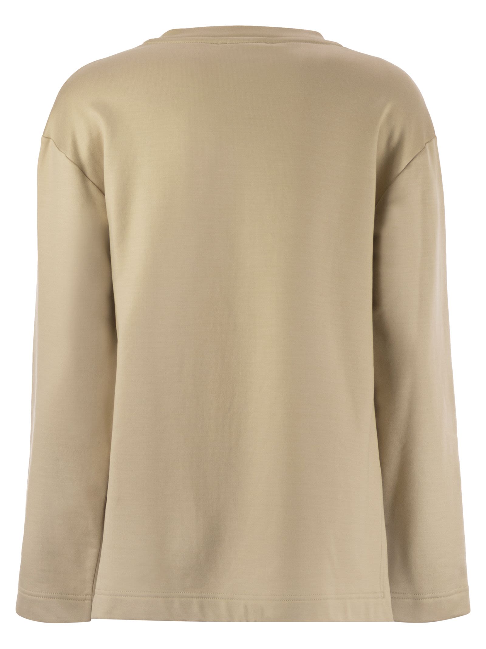 Max Mara Women Berma - Silk And Cotton Sweatshirt by Luosophy