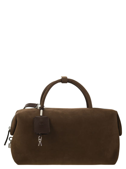 Max Mara Women Holdalllsuede - Large Nubuck Leather Satchel by Luosophy