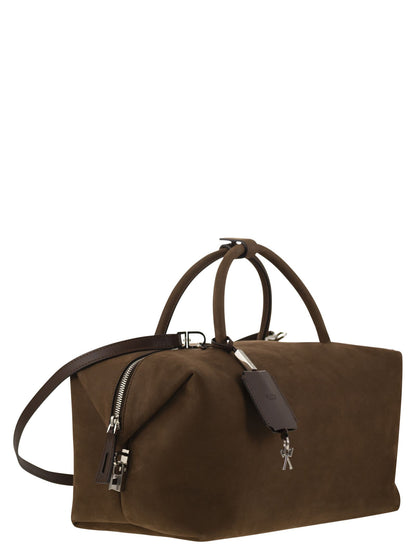 Max Mara Women Holdalllsuede - Large Nubuck Leather Satchel by Luosophy