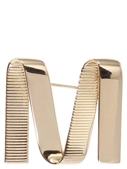 Max Mara Women Mgrosgrainpin - Metal M Pin by Luosophy