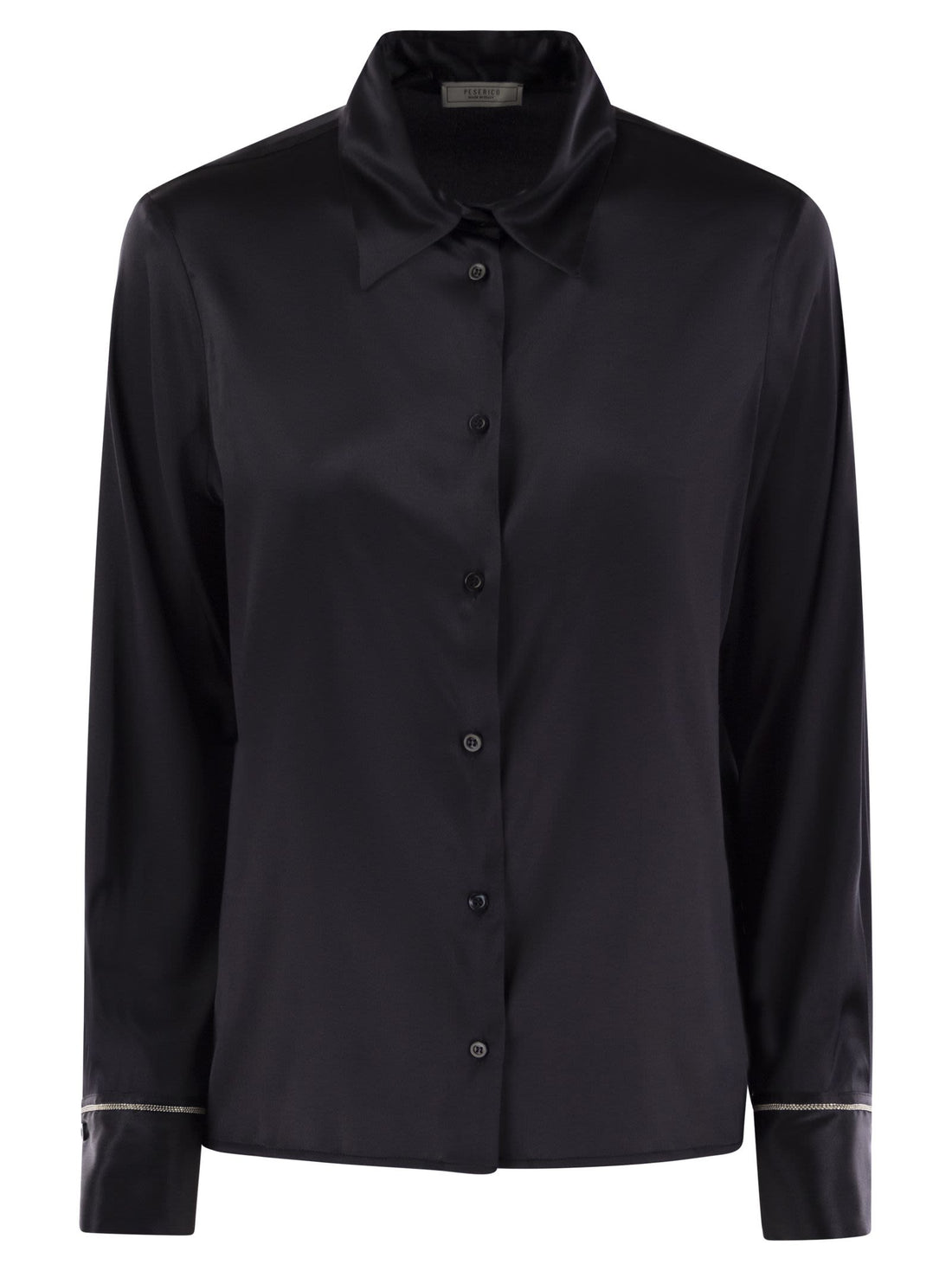 Peserico Women Silk Crepe Shirt by Luosophy