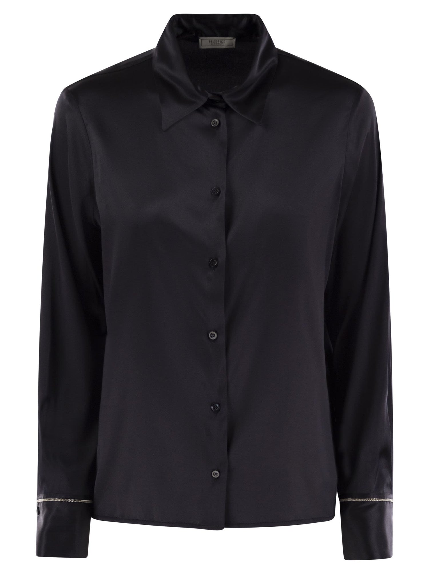 Peserico Women Silk Crepe Shirt by Luosophy