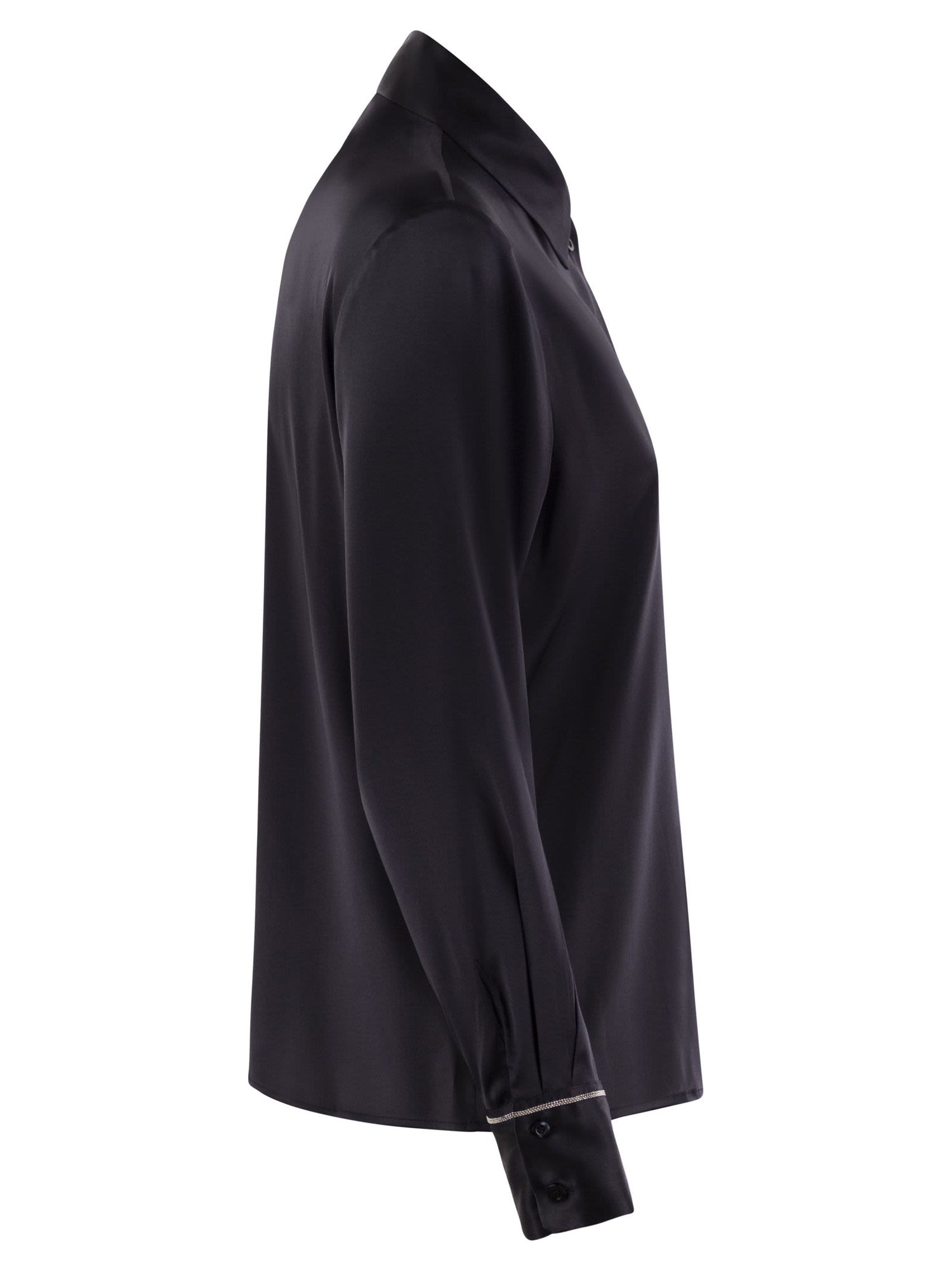 Peserico Women Silk Crepe Shirt by Luosophy