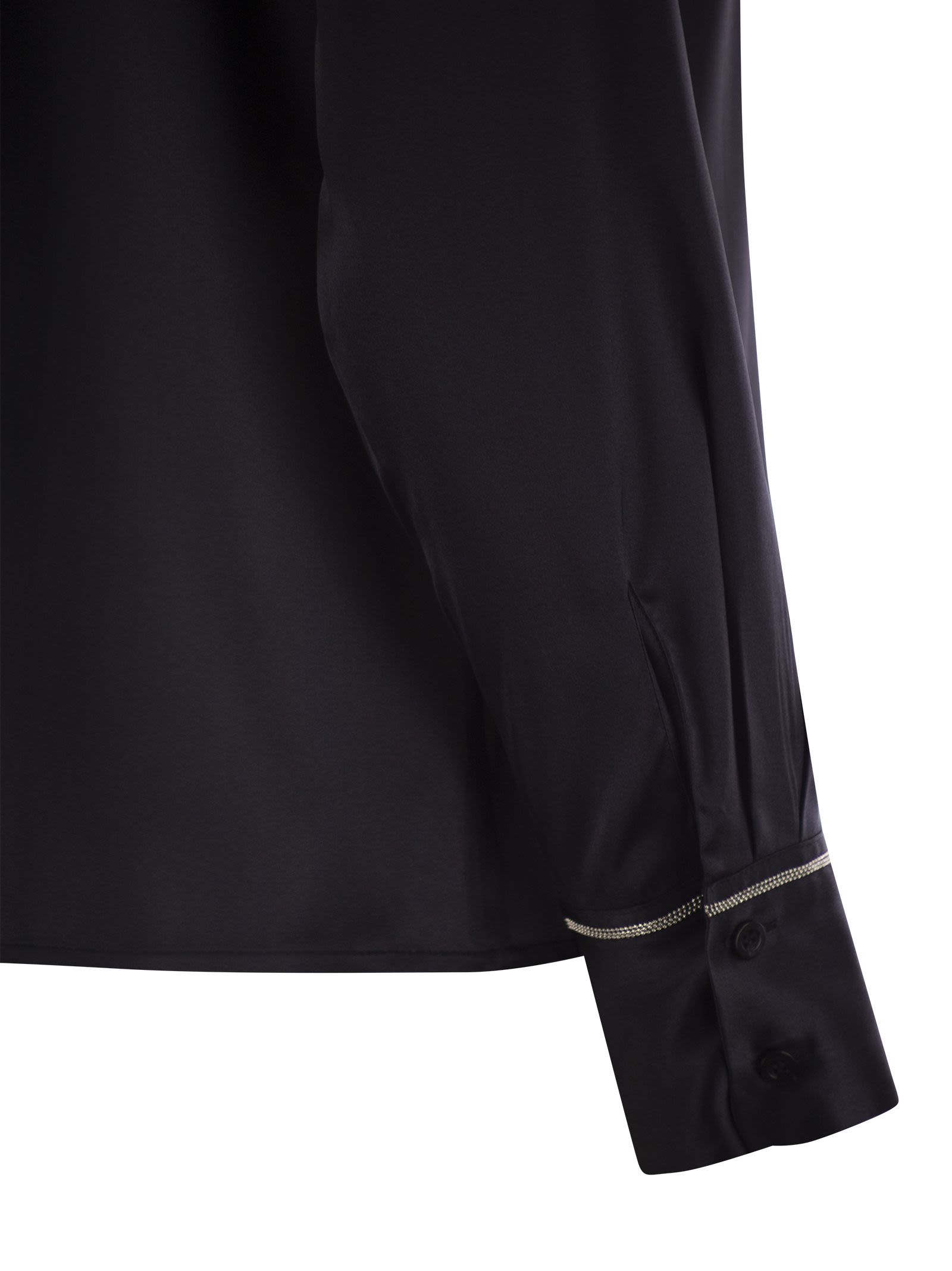 Peserico Women Silk Crepe Shirt by Luosophy