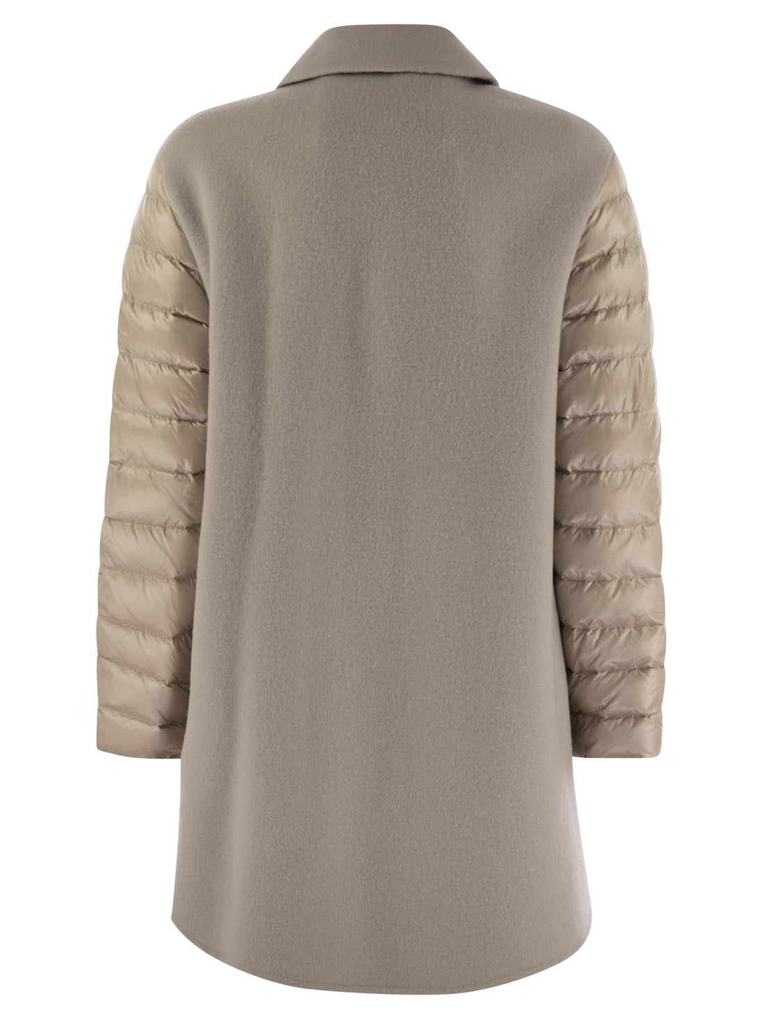 Herno Women Coat With Down Sleeves by Luosophy