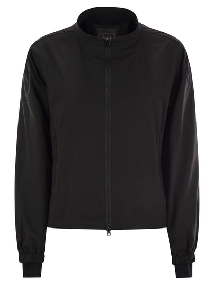 Herno Women Laminar Bomber Jacket With Zip by Luosophy