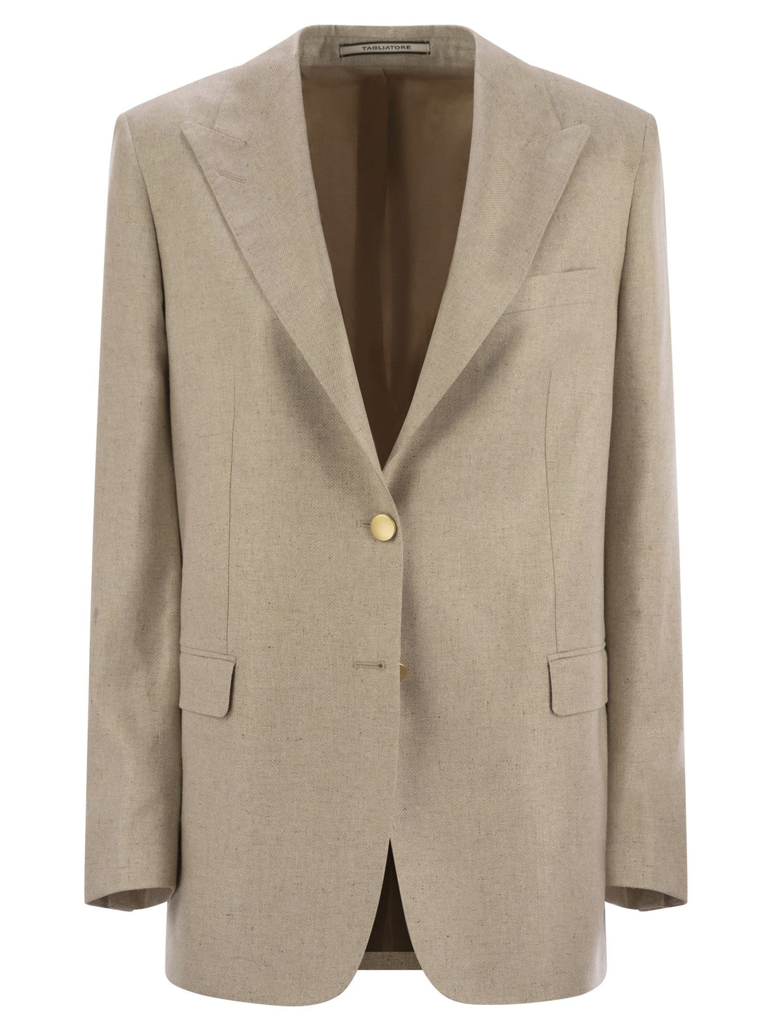 Tagliatore Women Two-Button Silk Jacket by Luosophy