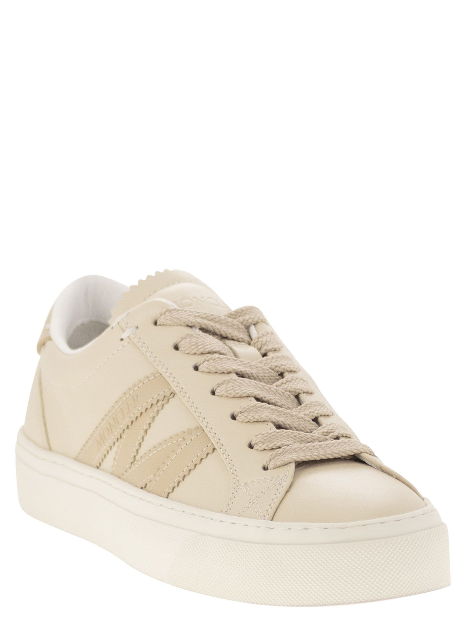 Moncler Women Monaco2 - Leather Trainer by Luosophy