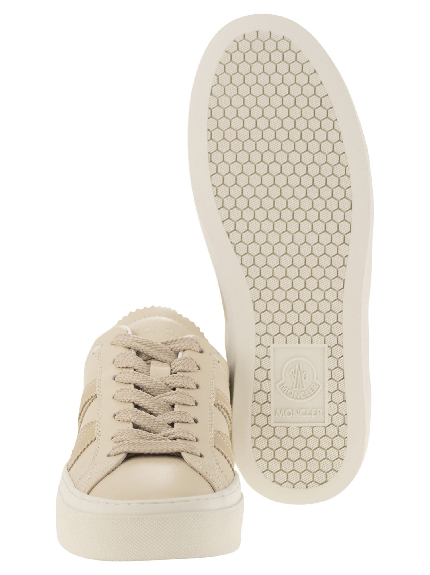 Moncler Women Monaco2 - Leather Trainer by Luosophy