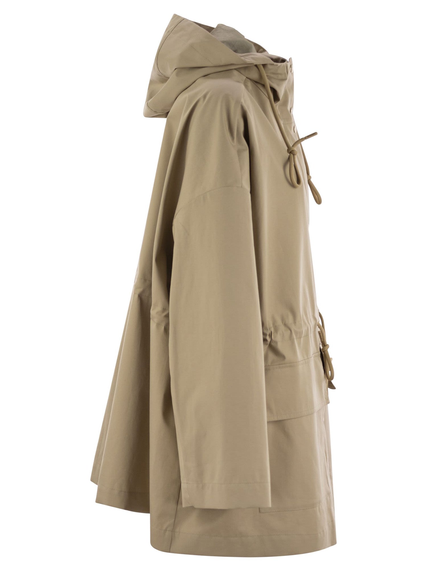 Moncler Women Gaillon - Cotton Hooded Parka by Luosophy