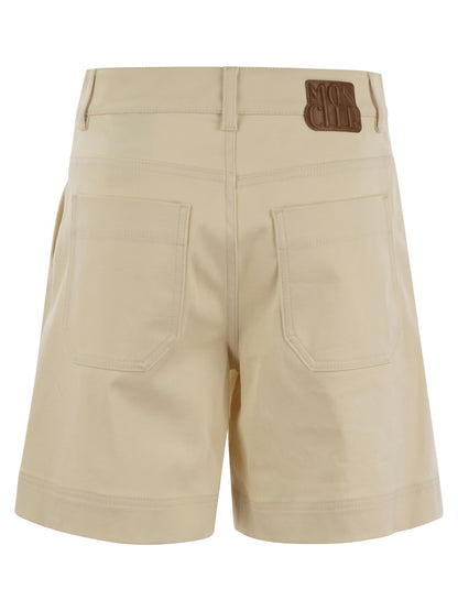 Moncler Women Cotton Gabardine Shorts by Luosophy