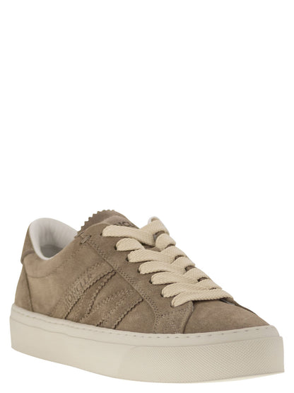 Moncler Women Monaco2 - Suede Sneakers by Luosophy