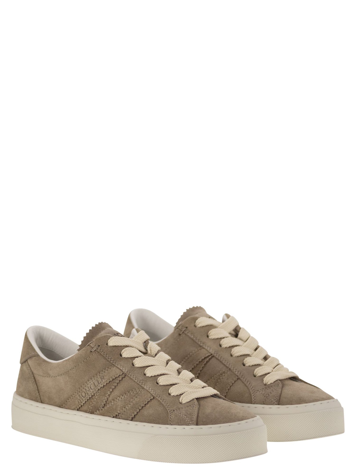 Moncler Women Monaco2 - Suede Sneakers by Luosophy