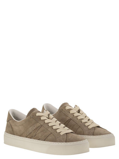 Moncler Women Monaco2 - Suede Sneakers by Luosophy