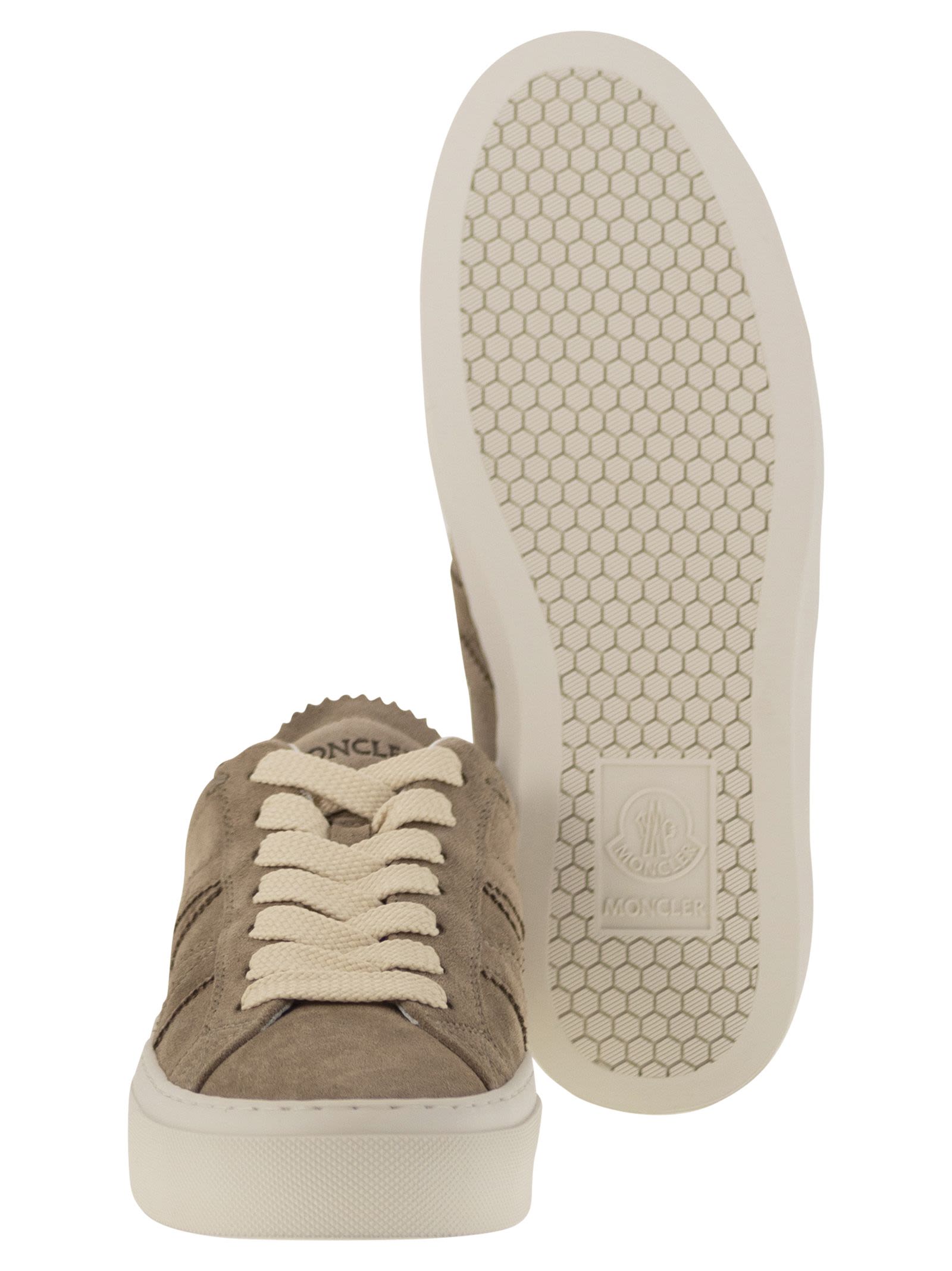 Moncler Women Monaco2 - Suede Sneakers by Luosophy