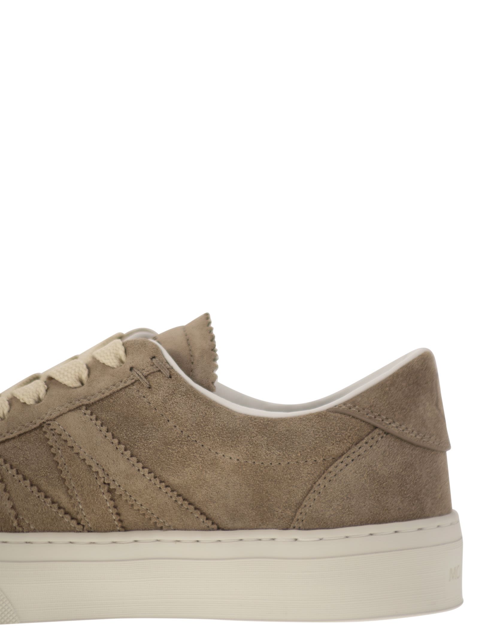Moncler Women Monaco2 - Suede Sneakers by Luosophy