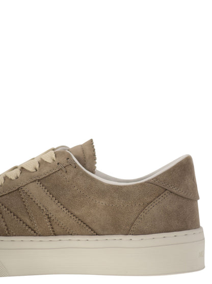 Moncler Women Monaco2 - Suede Sneakers by Luosophy