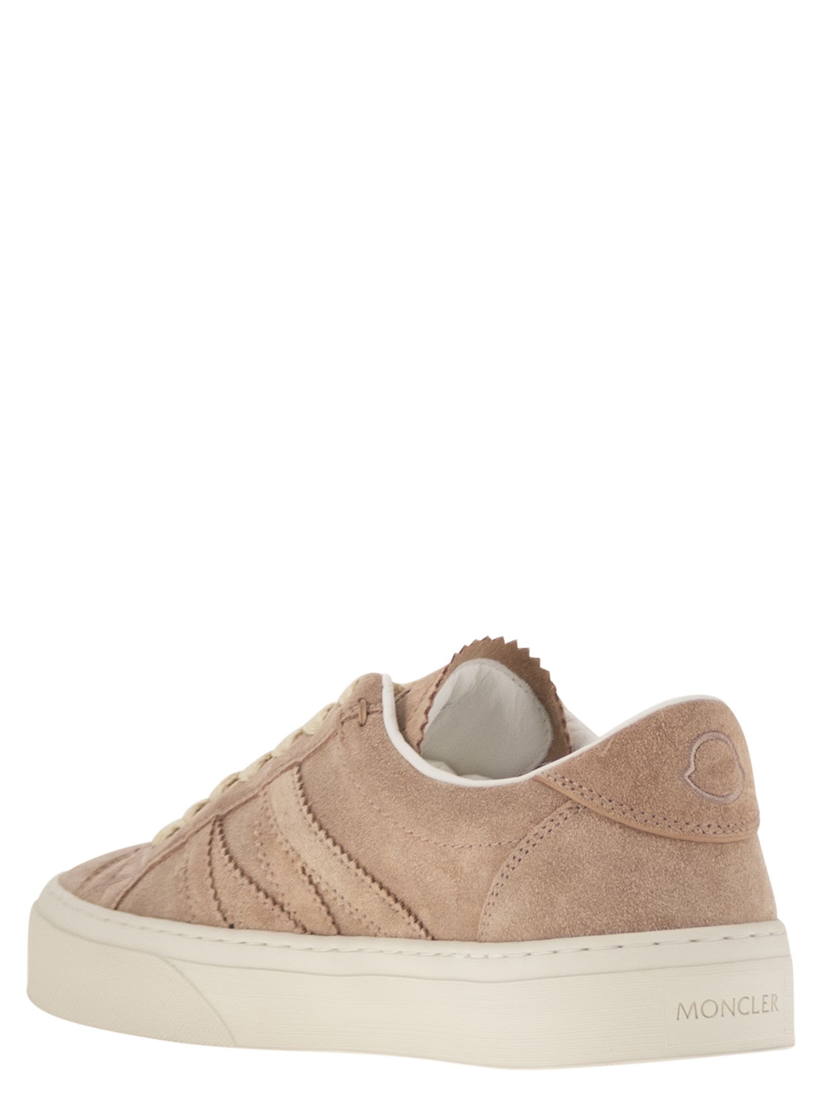 Moncler Women Monaco2 - Suede Sneakers by Luosophy