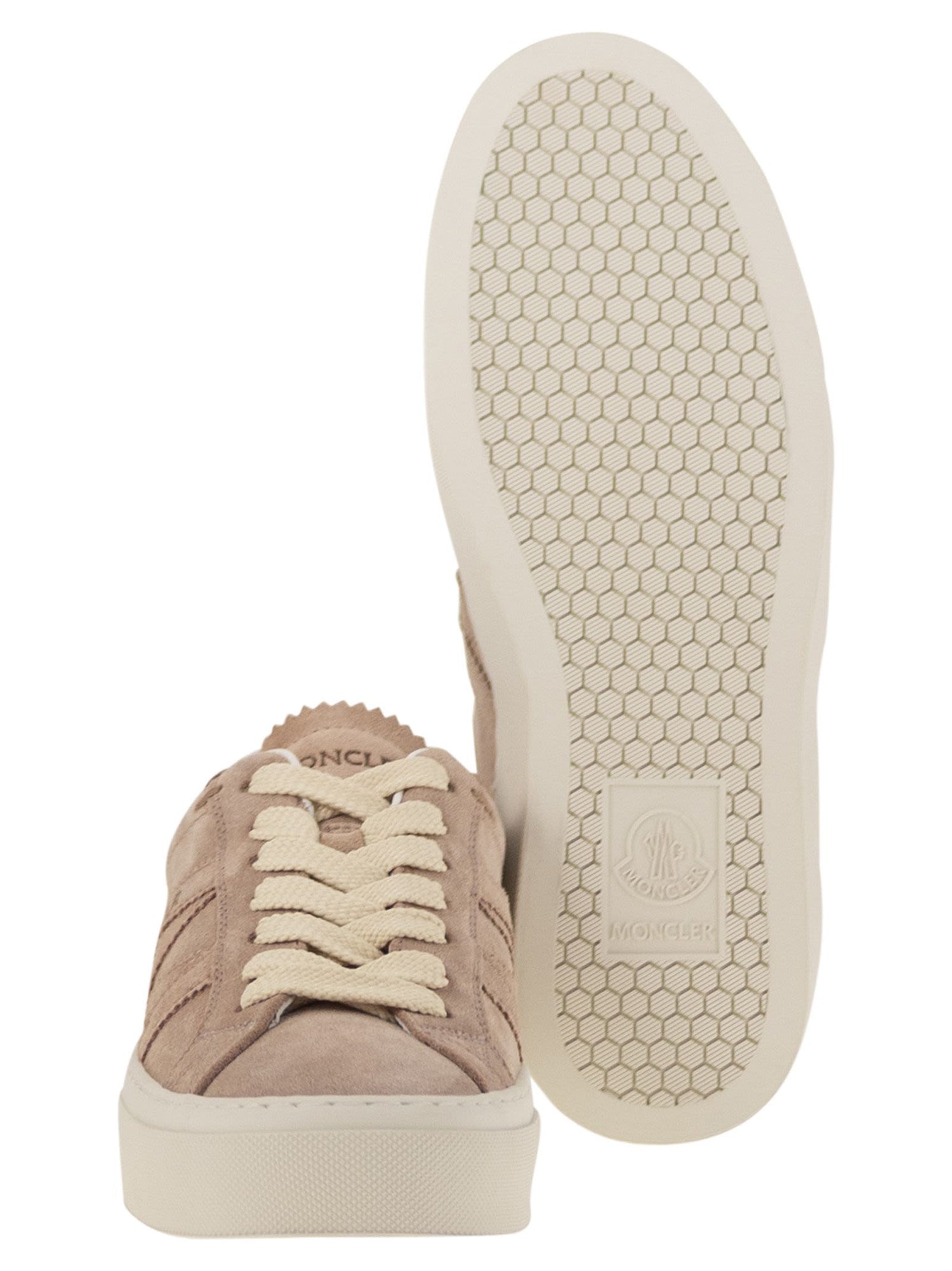 Moncler Women Monaco2 - Suede Sneakers by Luosophy