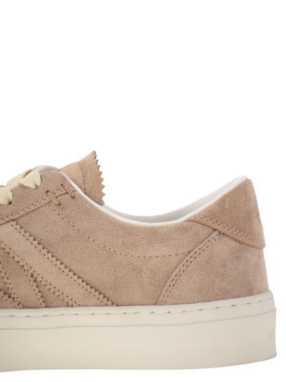 Moncler Women Monaco2 - Suede Sneakers by Luosophy