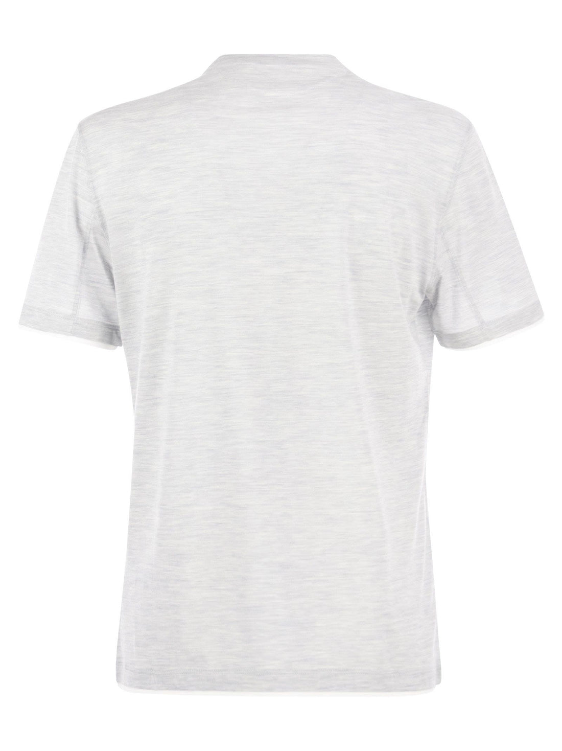 Brunello Cucinelli Men Slim Fit Crew-Neck T-Shirt In Lightweight Cotton Jersey by Luosophy