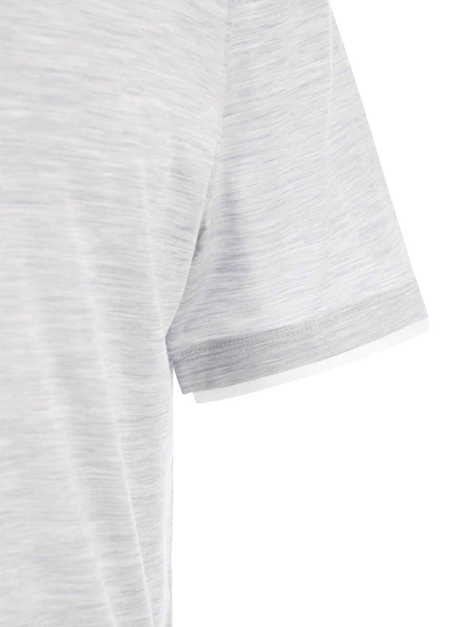 Brunello Cucinelli Men Slim Fit Crew-Neck T-Shirt In Lightweight Cotton Jersey by Luosophy