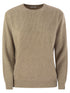 Brunello Cucinelli Women English Rib Cashmere Sweater With Monile by Luosophy