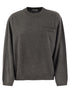Brunello Cucinelli Women Cashmere Sweater With Breast Pocket And Necklace by Luosophy
