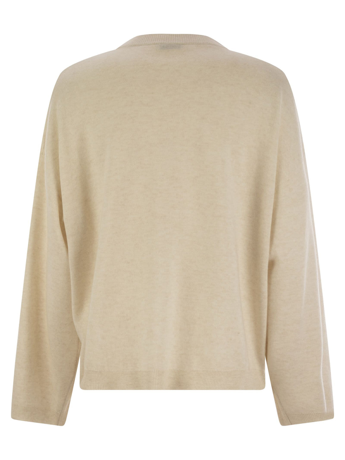 Brunello Cucinelli Women Virgin Wool, Cashmere And Silk Sweater With Shiny Pocket Detail by Luosophy