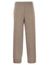Brunello Cucinelli Women English Rib Cashmere And Viscose Knit Trousers by Luosophy