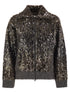 Brunello Cucinelli Women Dazzling Dégradé Embroidery Mohair And Wool Cardigan - DestGlow
