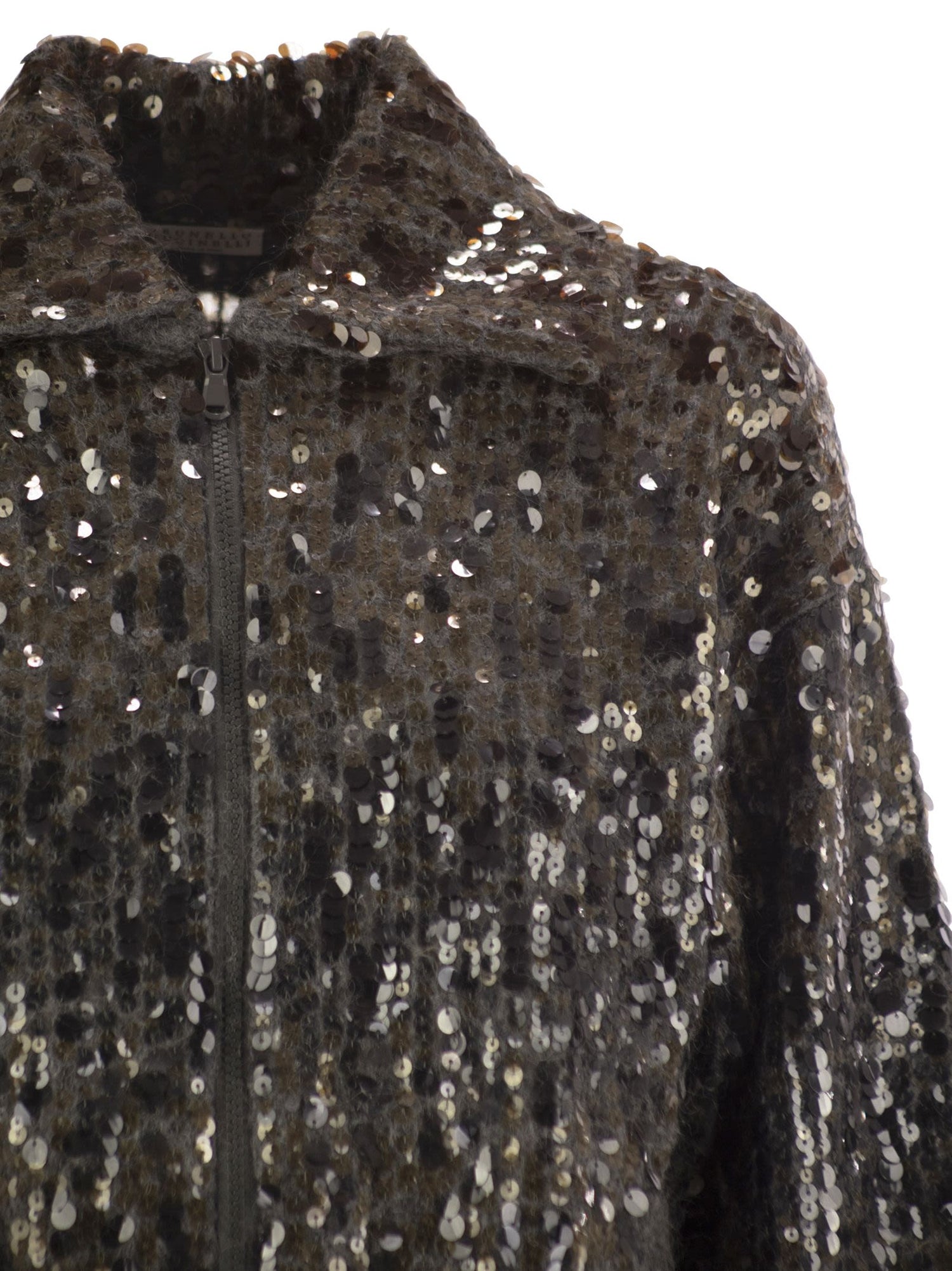 Brunello Cucinelli Women Dazzling Dégradé Embroidery Mohair And Wool Cardigan - DestGlow