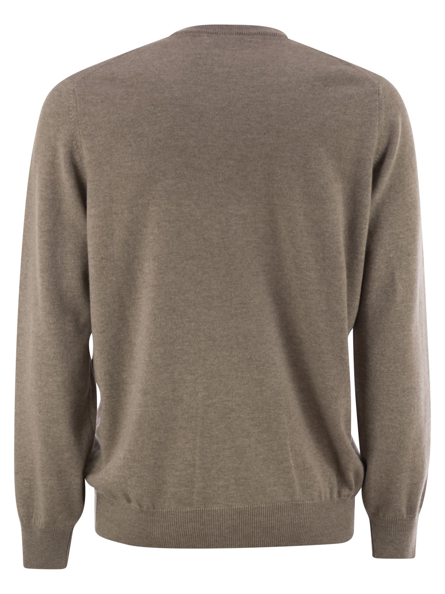 Brunello Cucinelli Men Pure Cashmere Crew-Neck Sweater by Luosophy