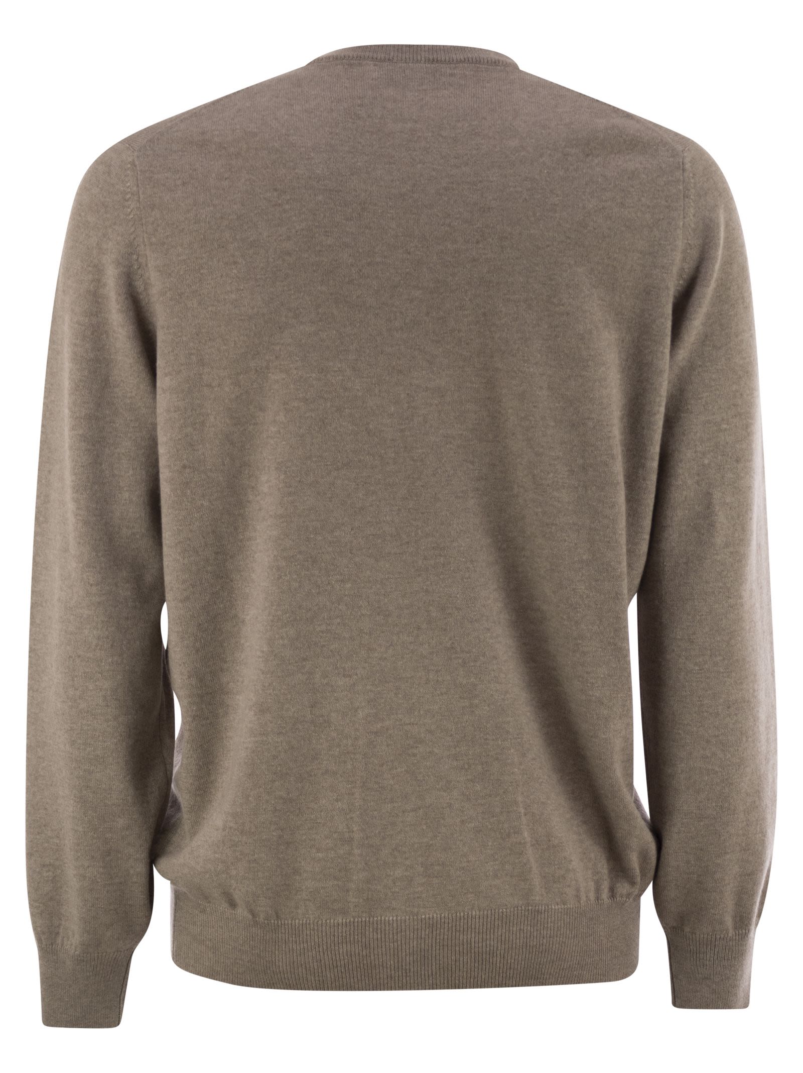 Brunello Cucinelli Men Pure Cashmere Crew-Neck Sweater by Luosophy