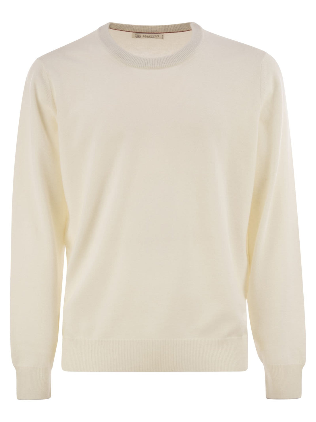 Brunello Cucinelli Men Pure Cashmere Crew-Neck Sweater by Luosophy