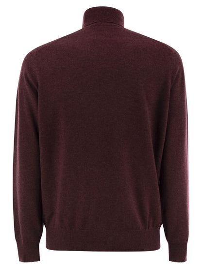 Brunello Cucinelli Men Cashmere Turtleneck Sweater by Luosophy