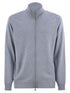 Brunello Cucinelli Men High-Necked Cashmere Cardigan With Zip by Luosophy