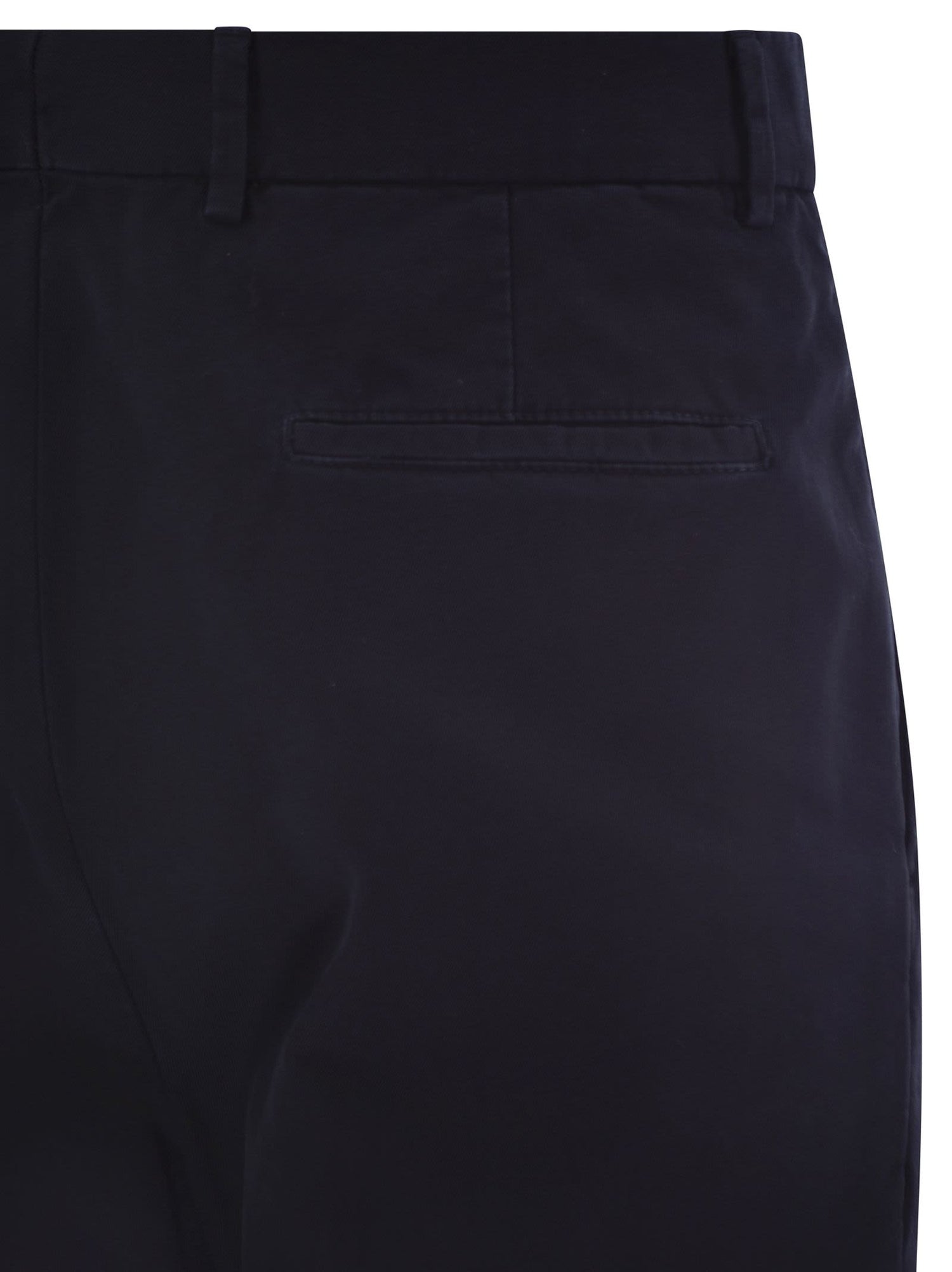 Brunello Cucinelli Men Leisure Fit Trousers In Garment-Dyed Cotton Velvet With Darts by Luosophy