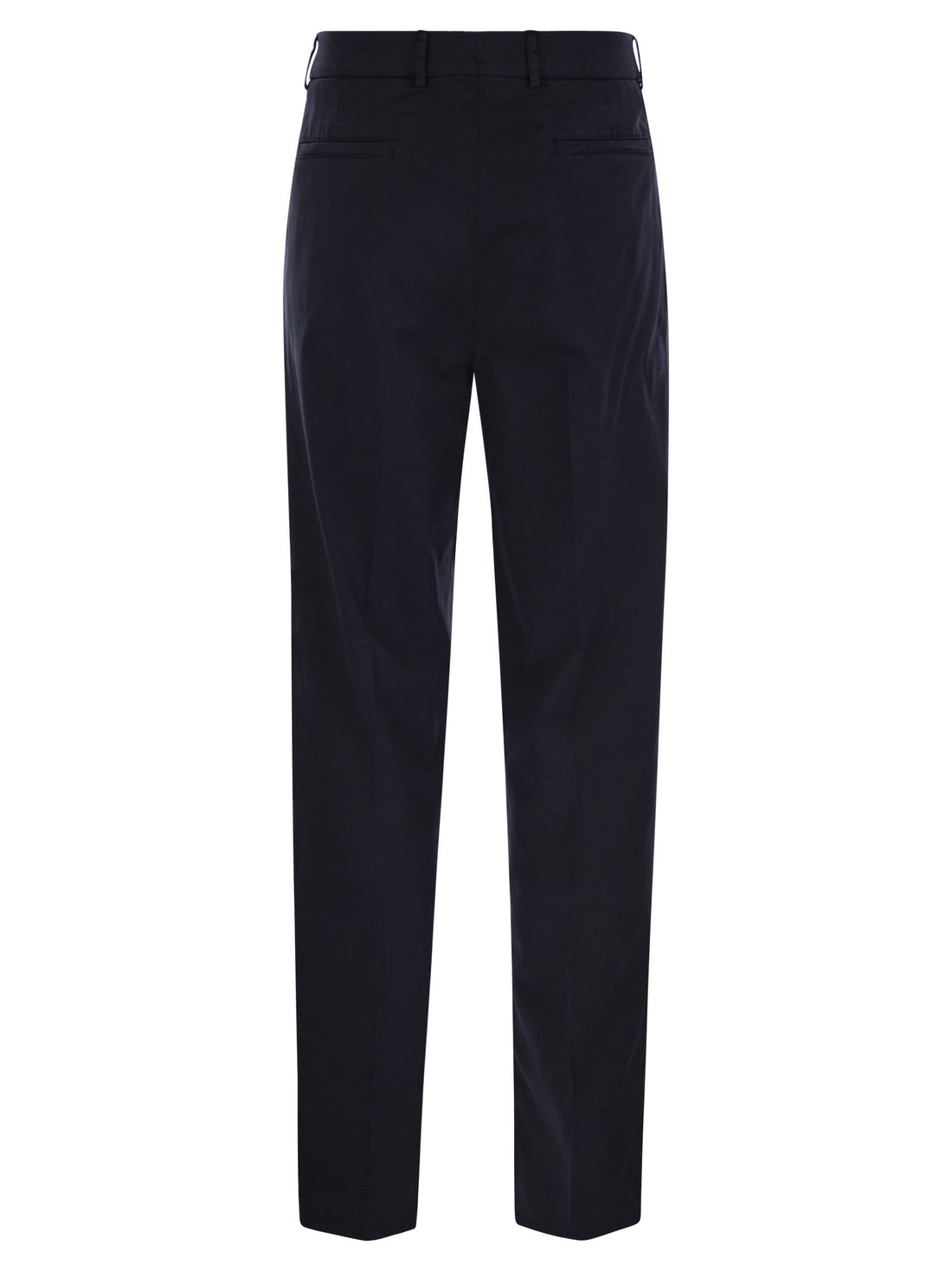Brunello Cucinelli Men Garment-Dyed Leisure Fit Trousers In American Pima Comfort Cotton With Pleats by Luosophy