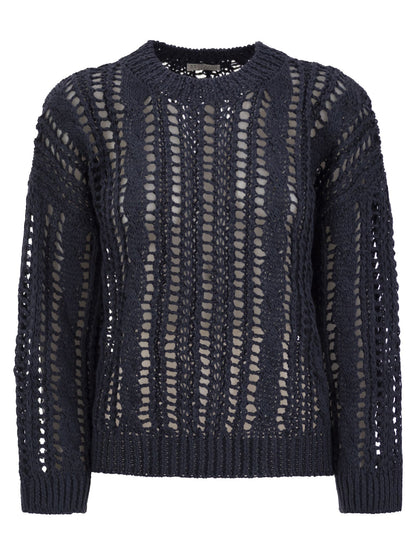 Brunello Cucinelli Women Cable &amp; Mesh Jute And Cotton Jersey by Luosophy