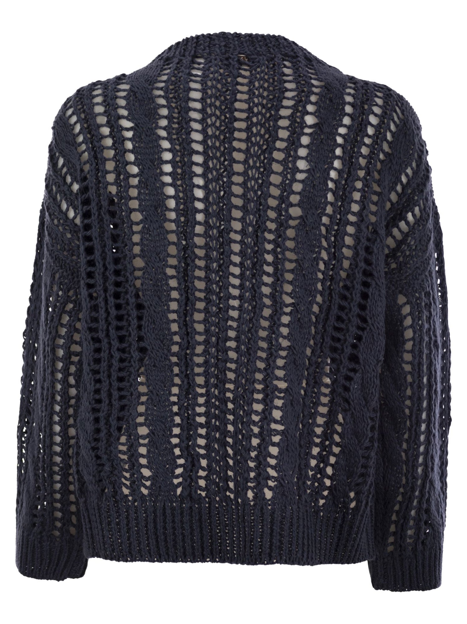 Brunello Cucinelli Women Cable &amp; Mesh Jute And Cotton Jersey by Luosophy