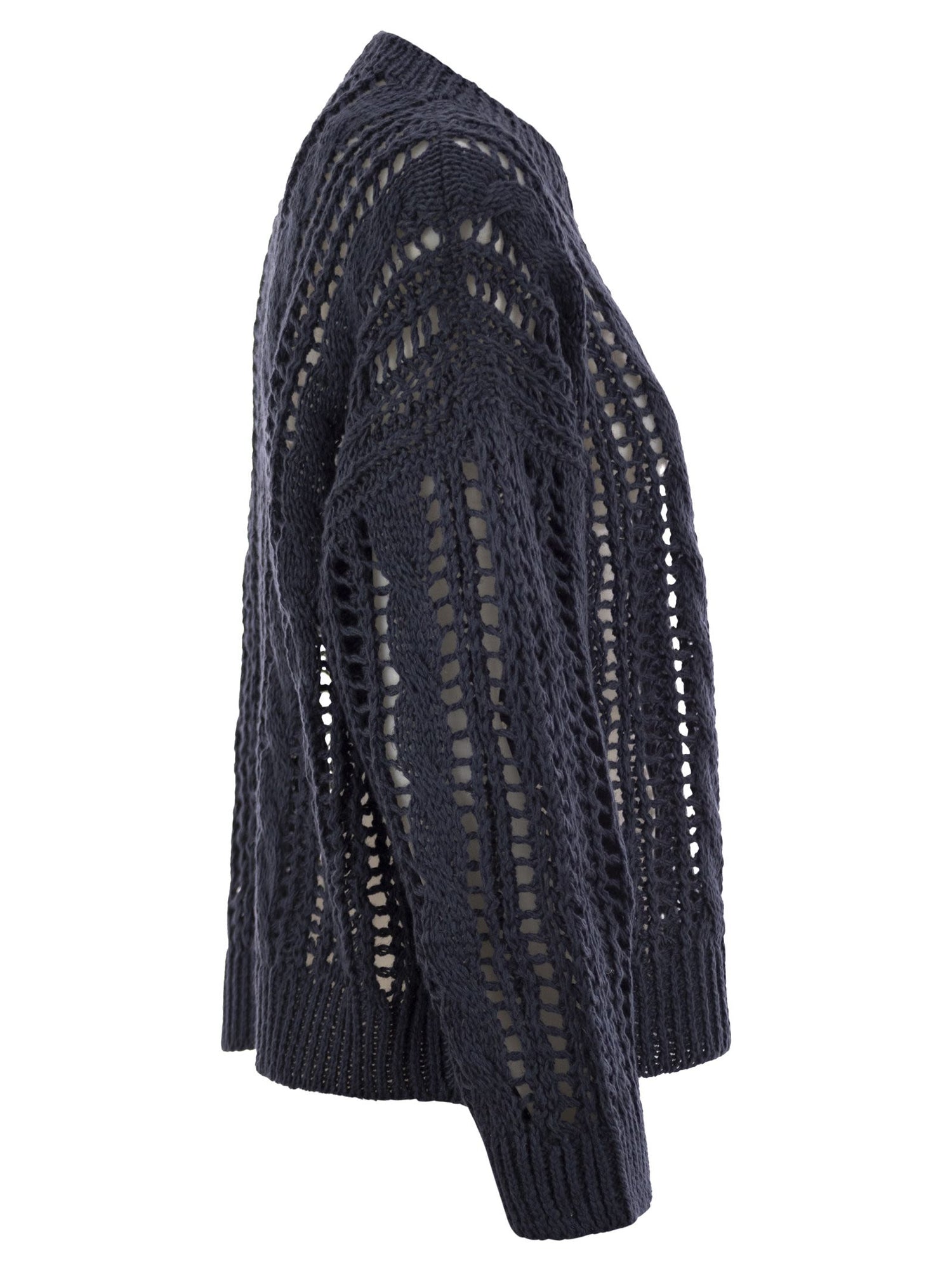 Brunello Cucinelli Women Cable &amp; Mesh Jute And Cotton Jersey by Luosophy